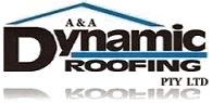 image presents dynamic roofing logo